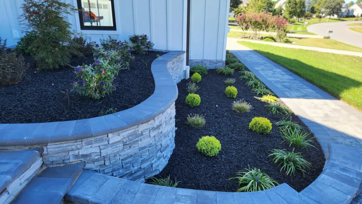 Custom paver patio design in Delaware